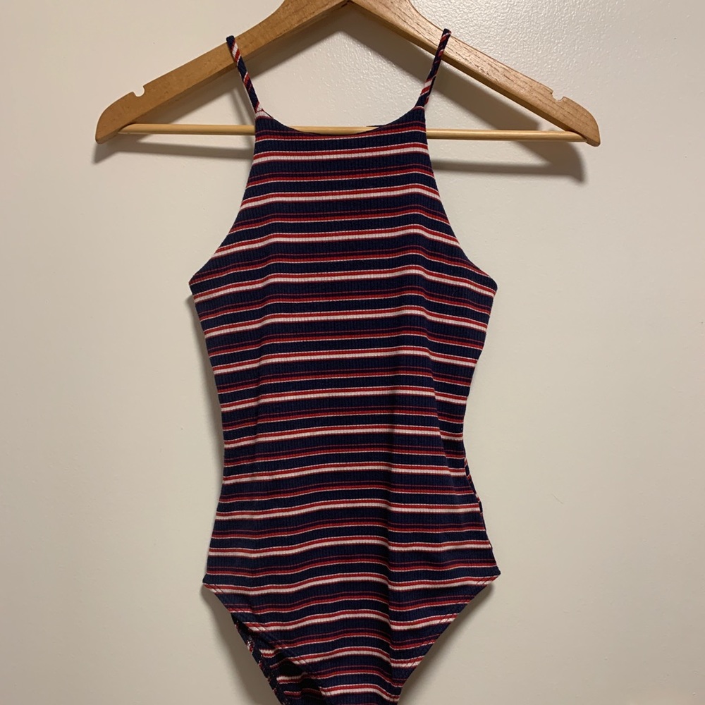 Monteau striped bodysuit